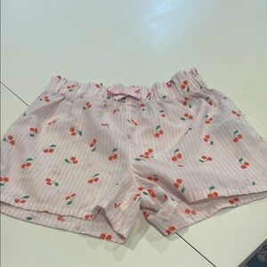 Gap Sleep Cherry Print Pink Pajama Shorts